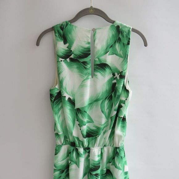 Show Me Your Mumu Womens Size Small Riri Green Tropical Floral Print Romper - Picture 10 of 15